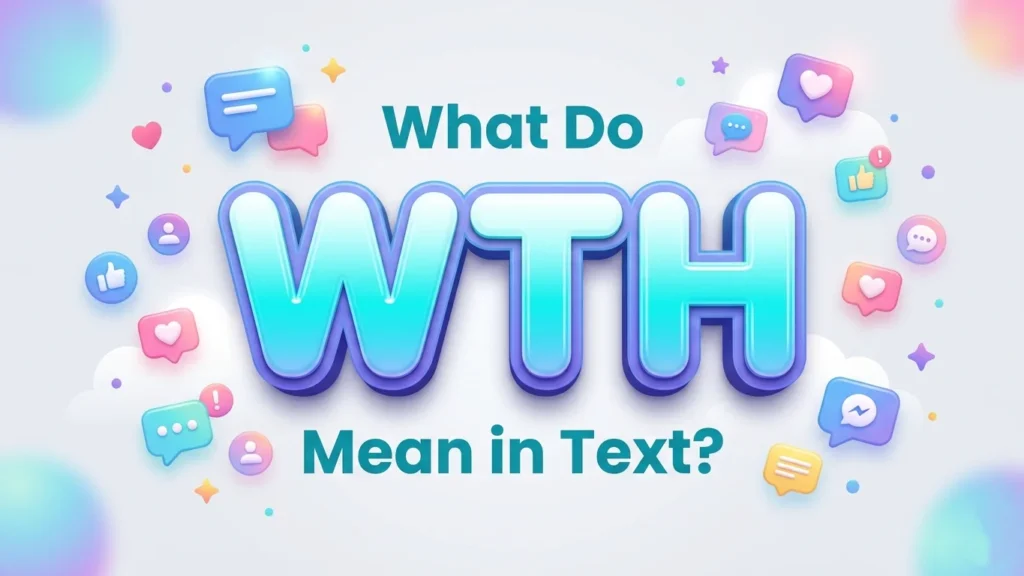 what do wth mean in text