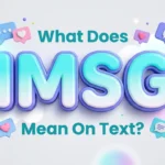 what does imsg mean on text