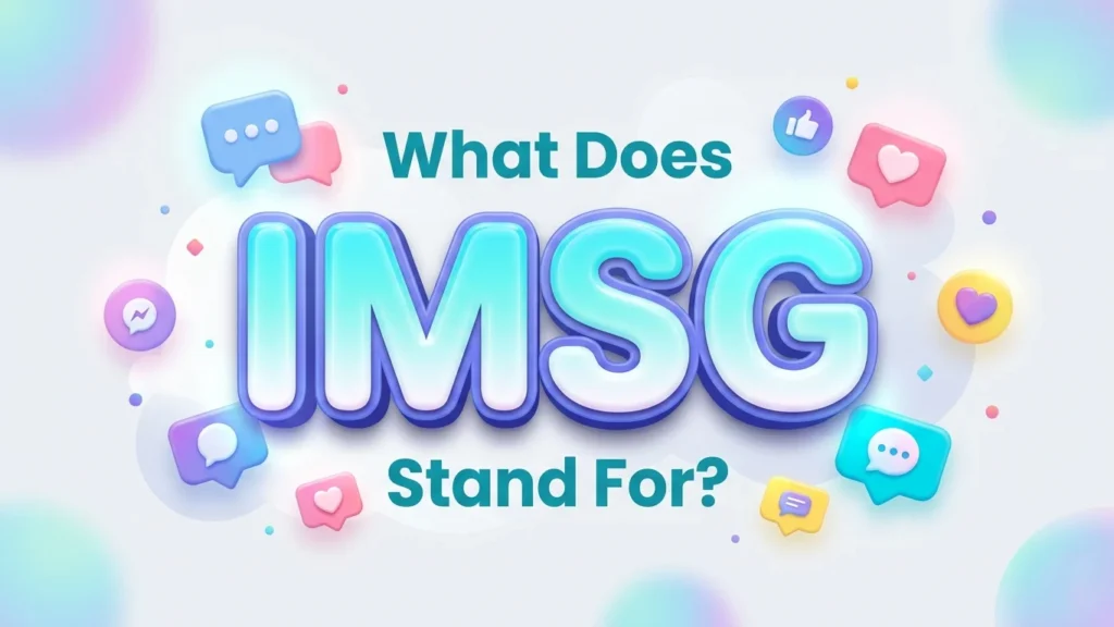 what does imsg stand for