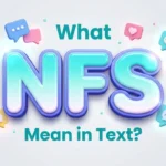 what nfs mean in text