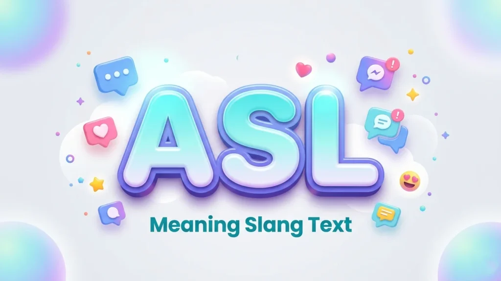 asl meaning slang text