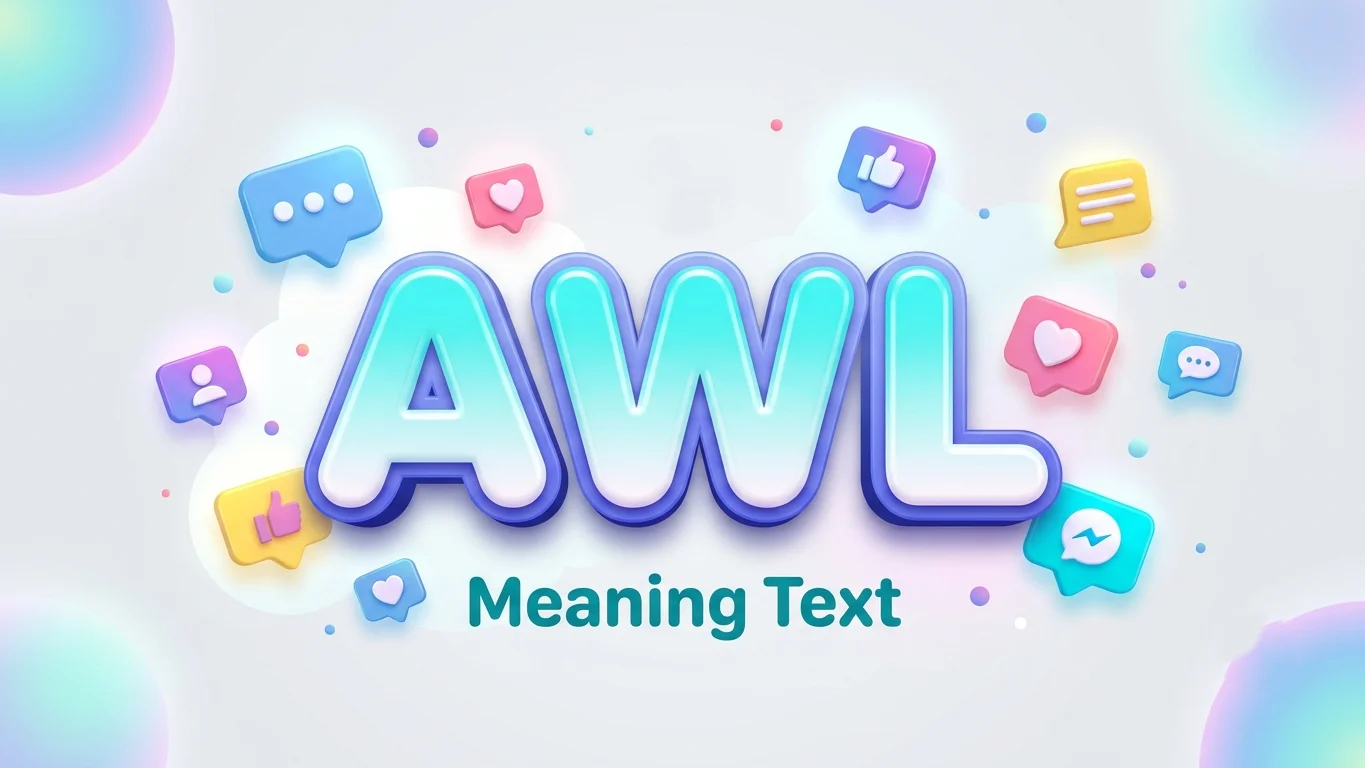 awl meaning text