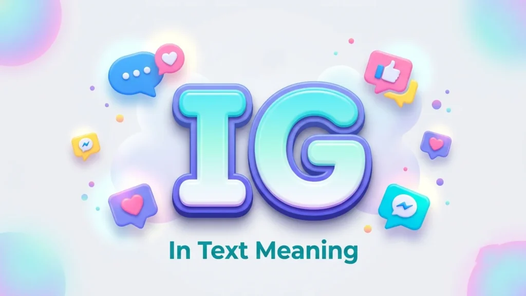ig in text meaning