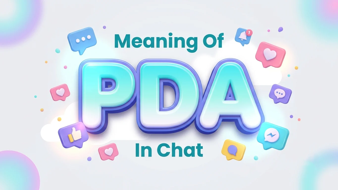 meaning of pda in chat