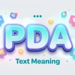 pda text meaning