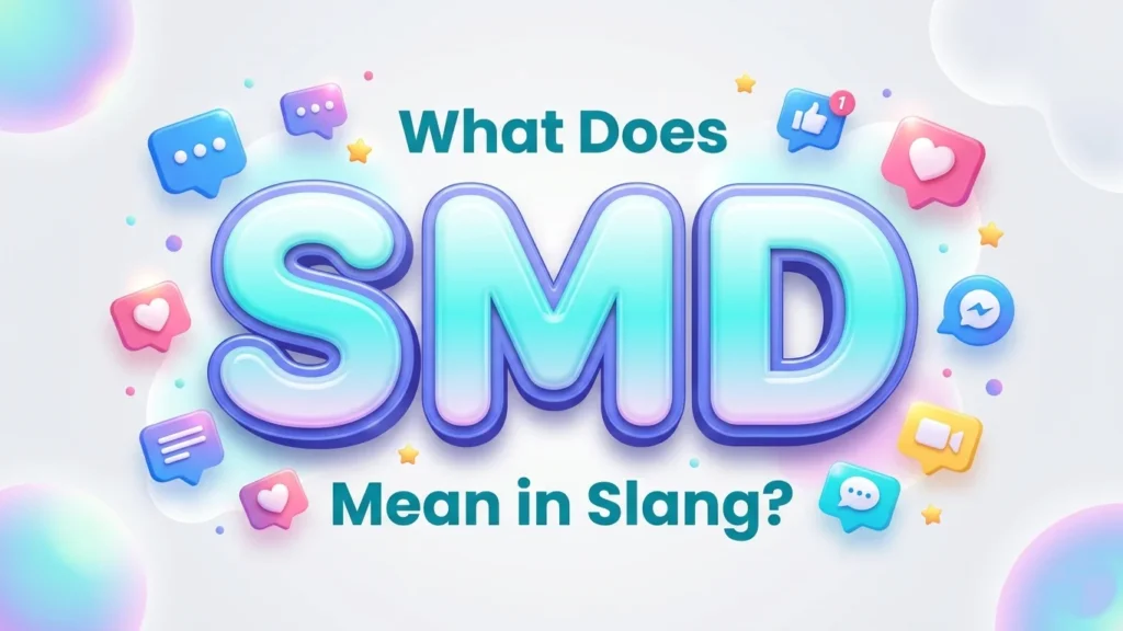 what does smd mean in slang