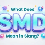 what does smd mean in slang