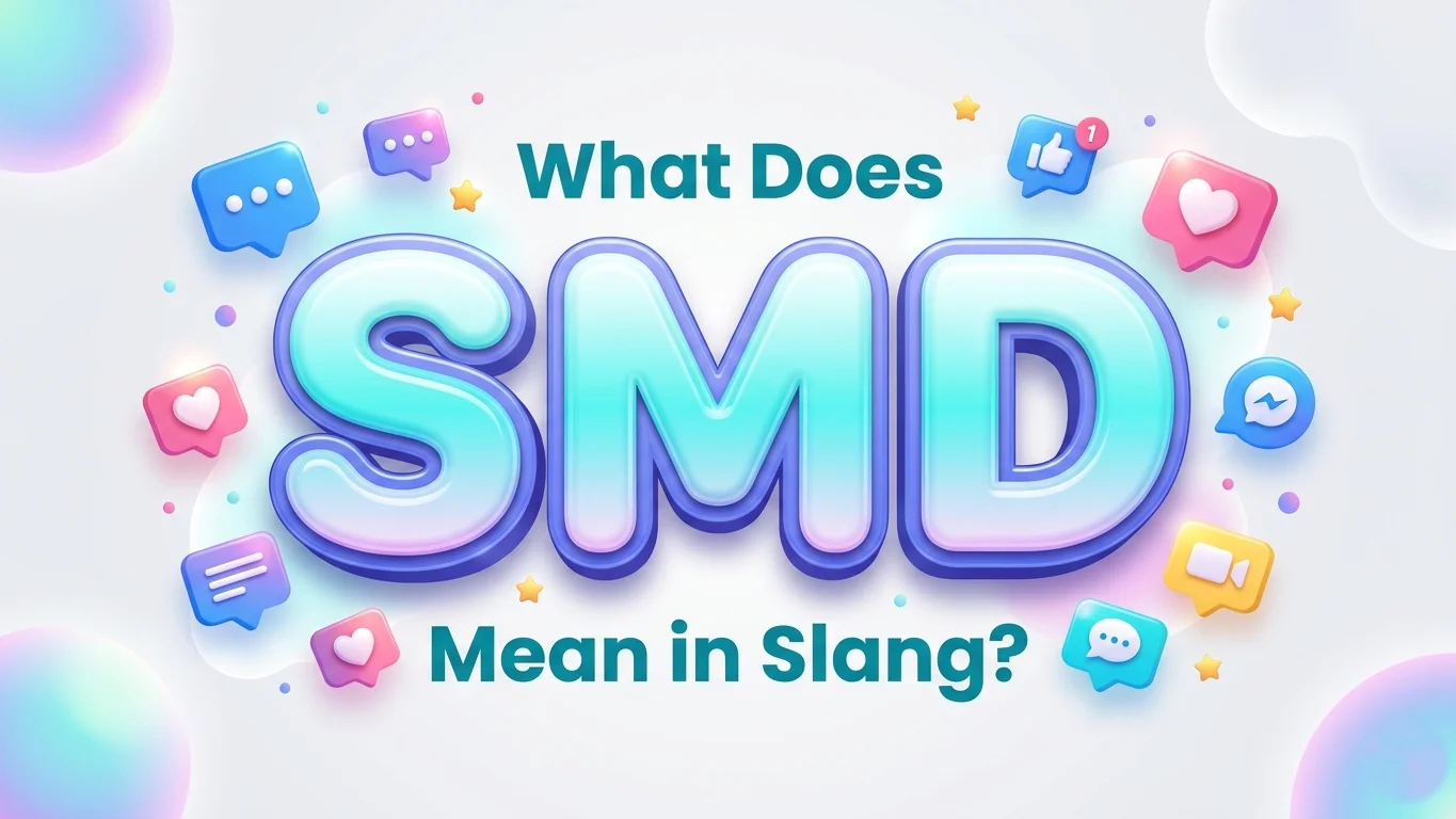 what does smd mean in slang