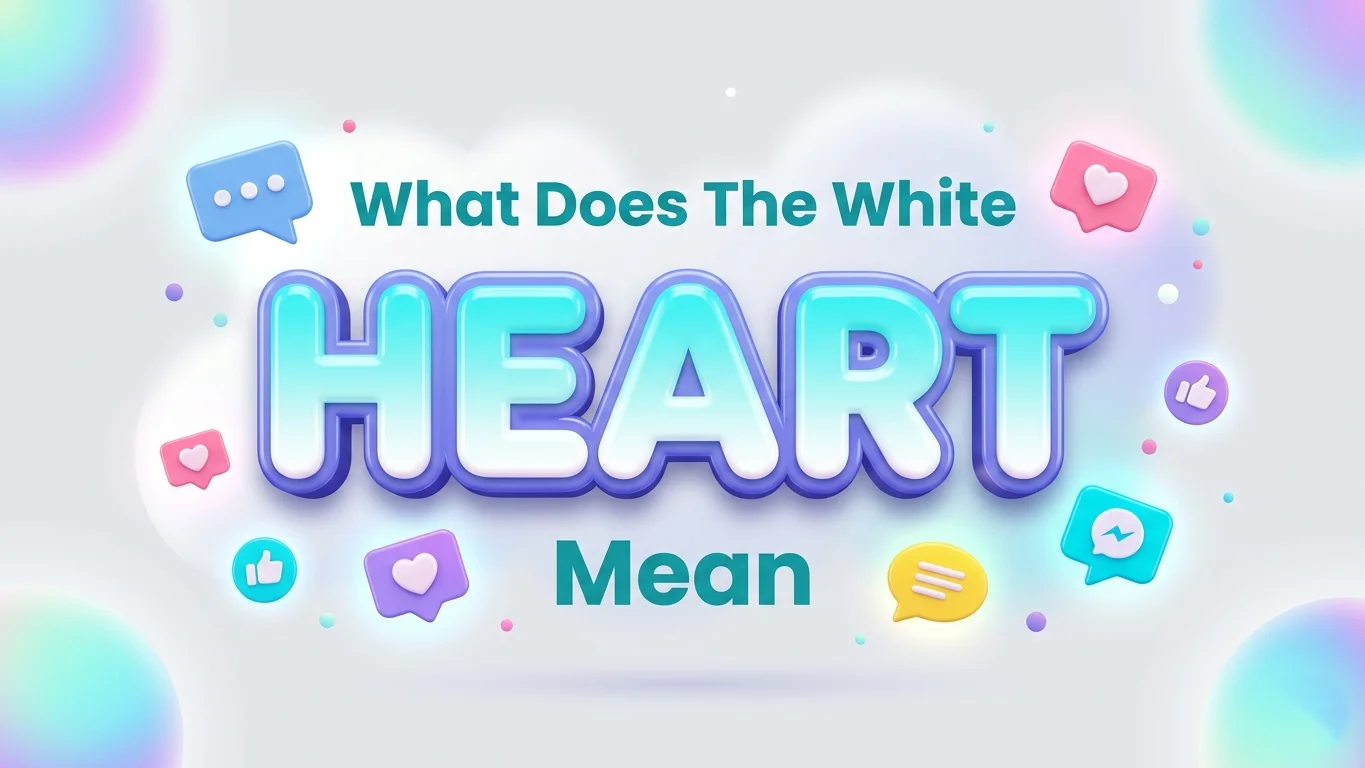 what does the white heart mean