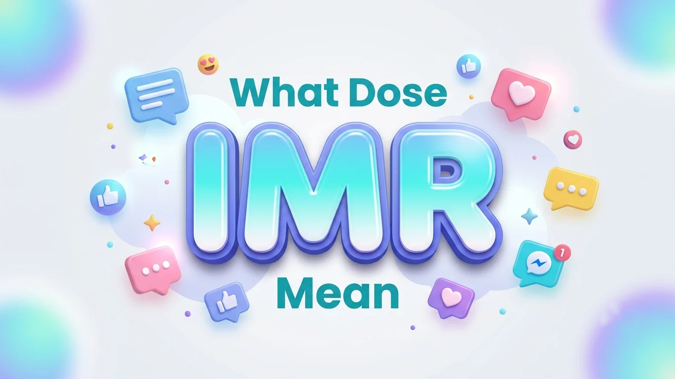 what dose imr mean