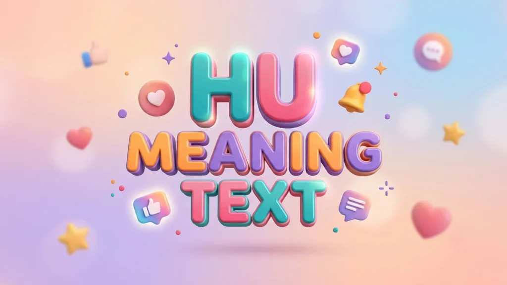 hu meaning text