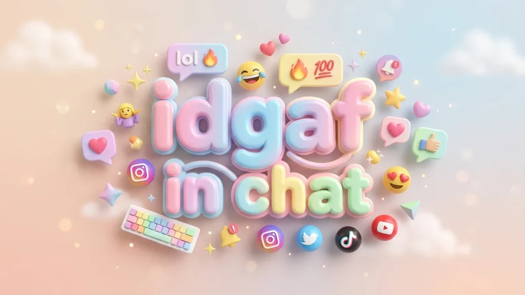 idgaf in chat