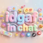 idgaf in chat