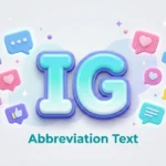 ig abbreviation text