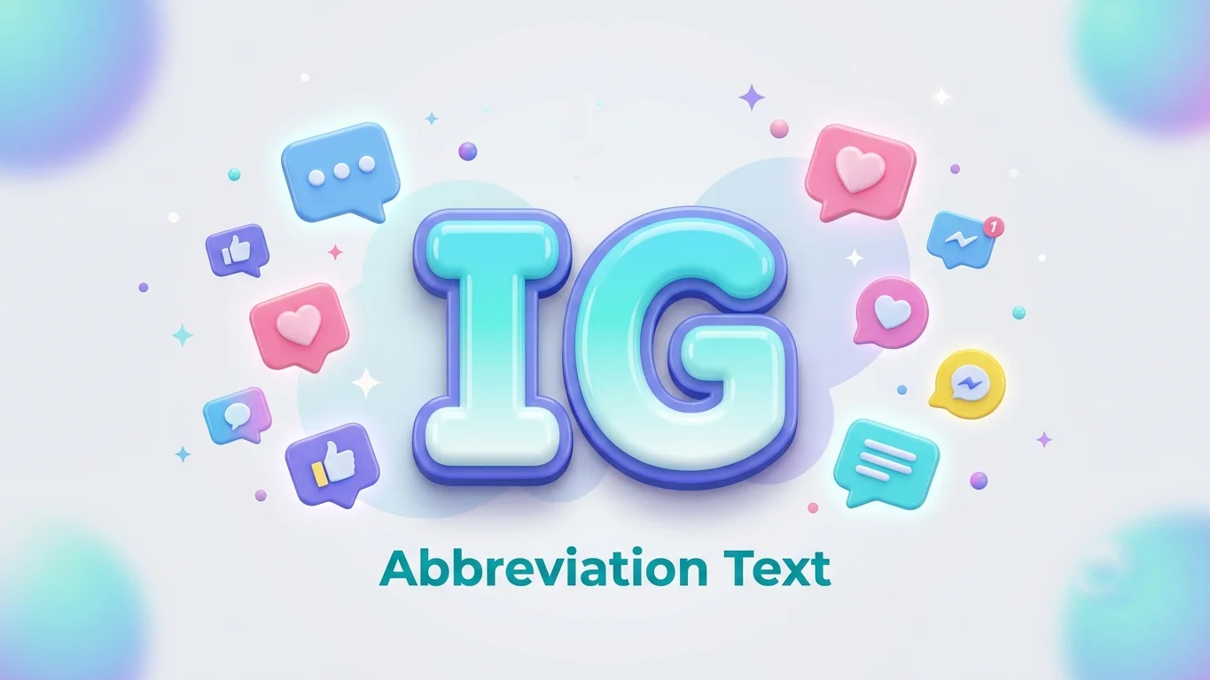 ig abbreviation text