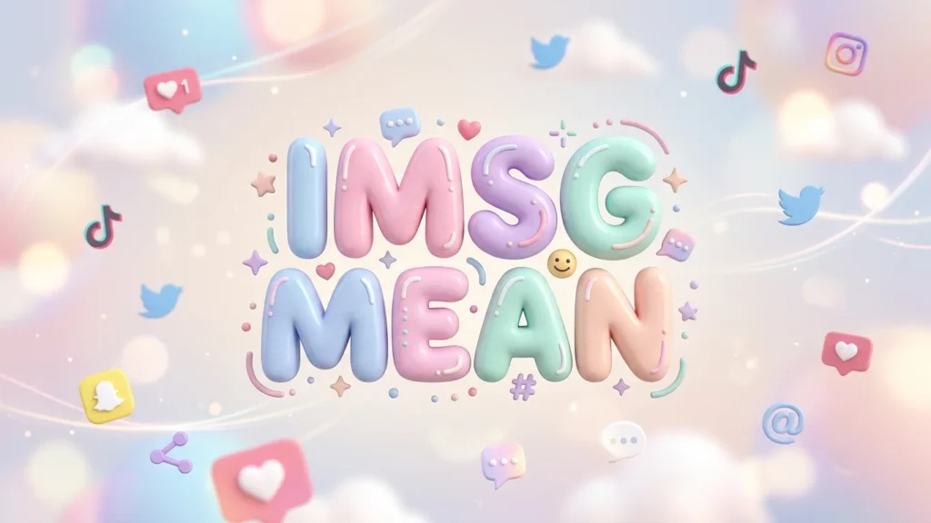 imsg mean