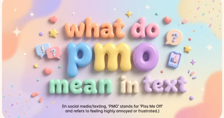 what do pmo mean in text