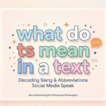 what do ts mean in a text