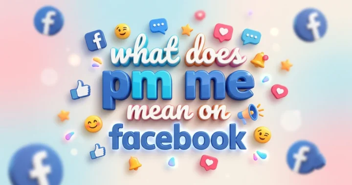 what does pm me mean on facebook