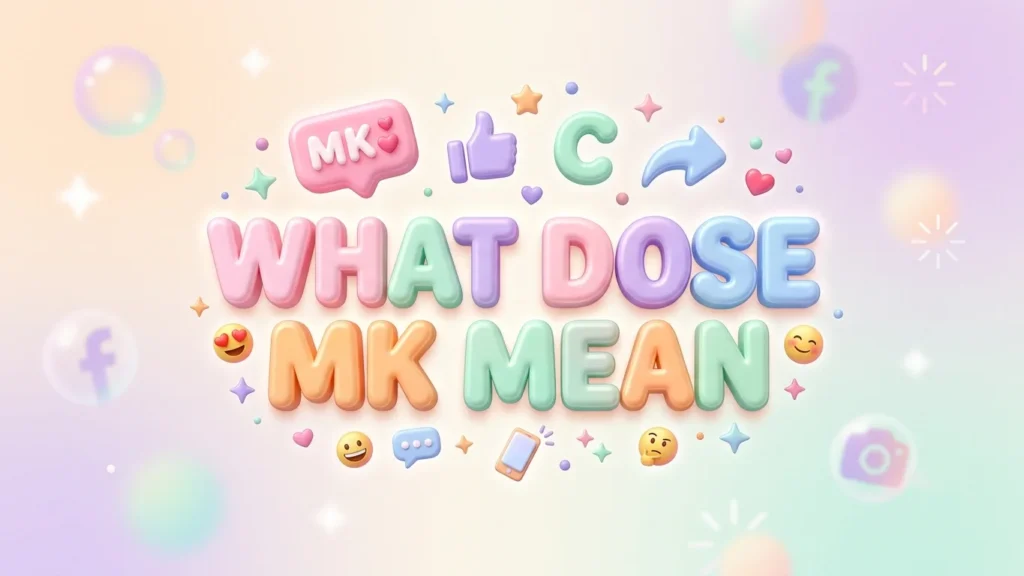 what dose mk mean