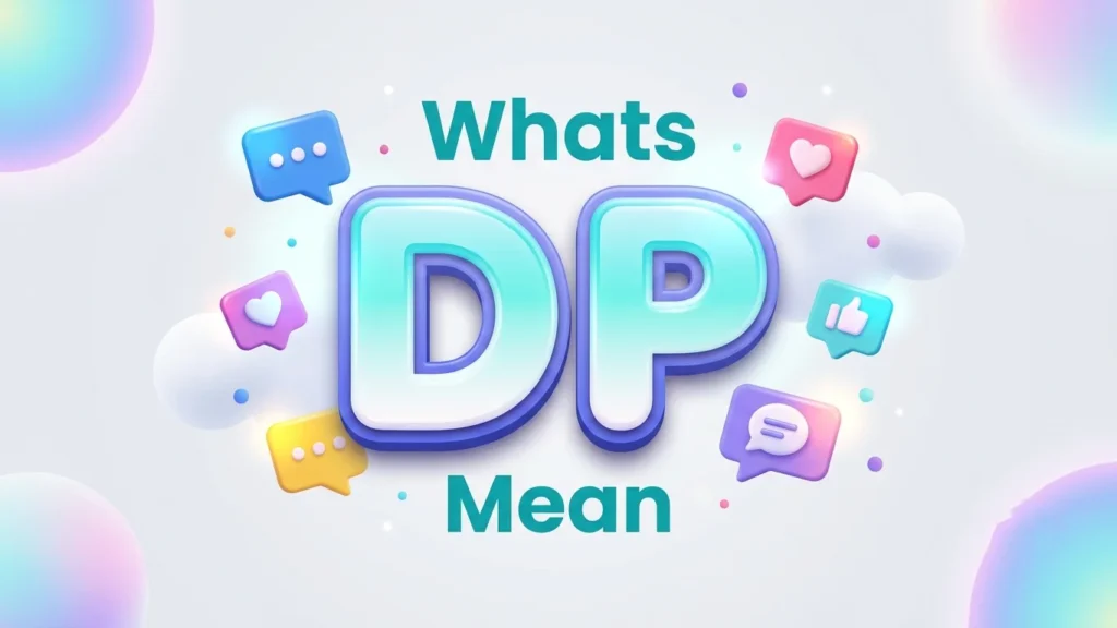 What’s DP Mean? Display Picture Explained in Text & Social Media