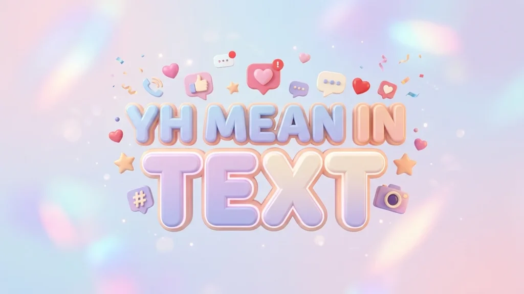 yh mean in text