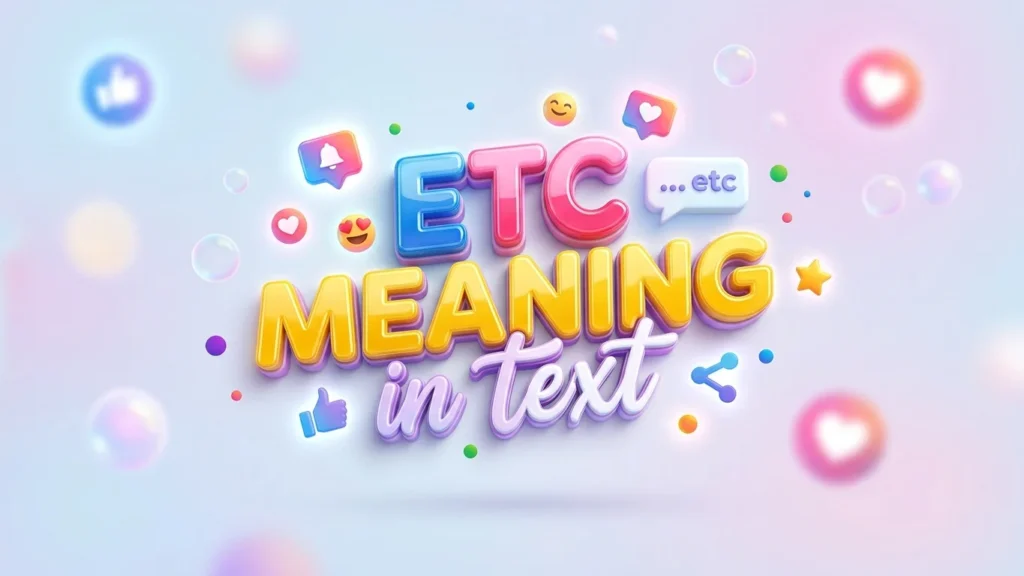 etc meaning in text