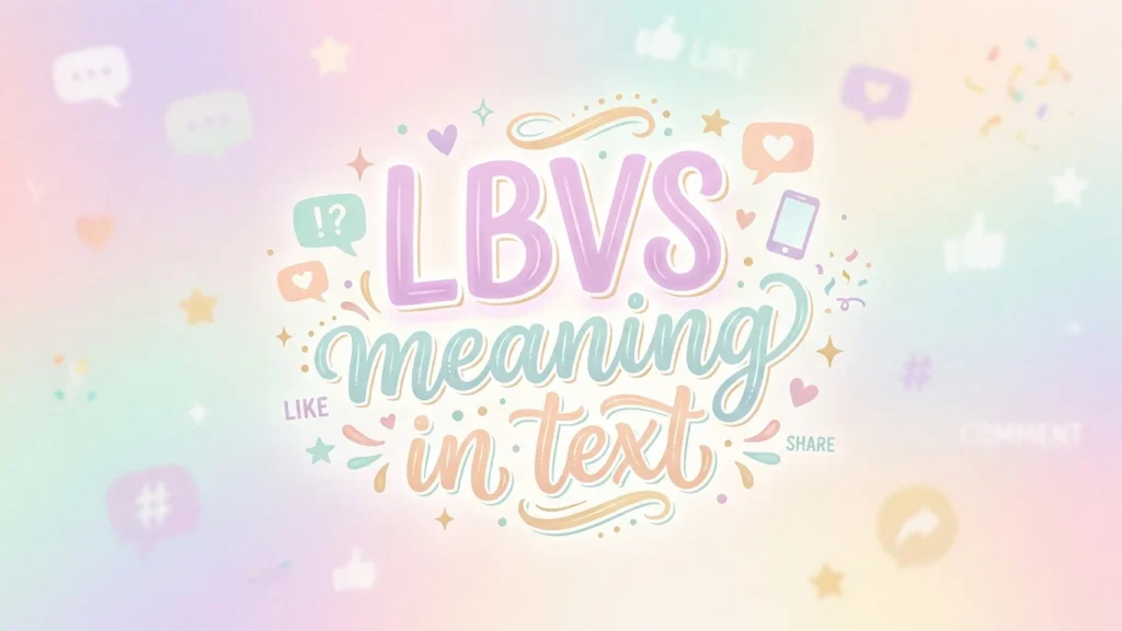 lbvs meaning in text
