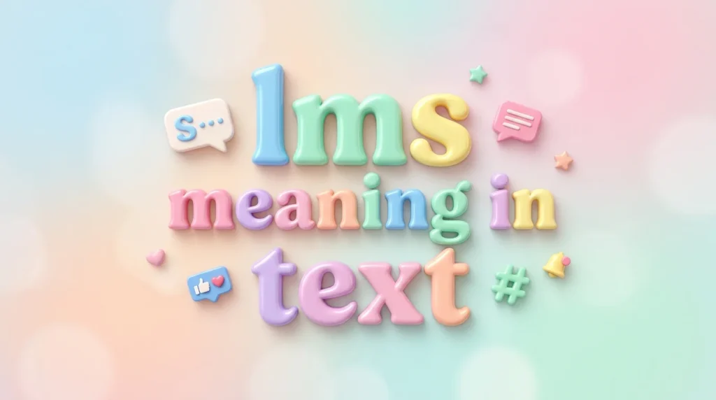 lms meaning in text