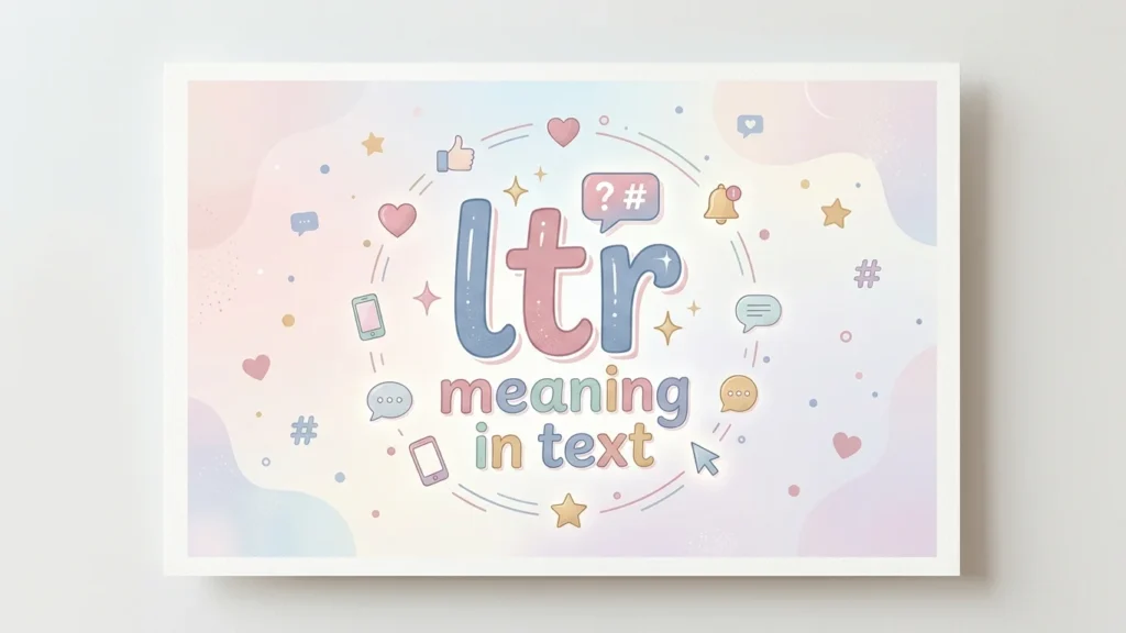 ltr meaning in text