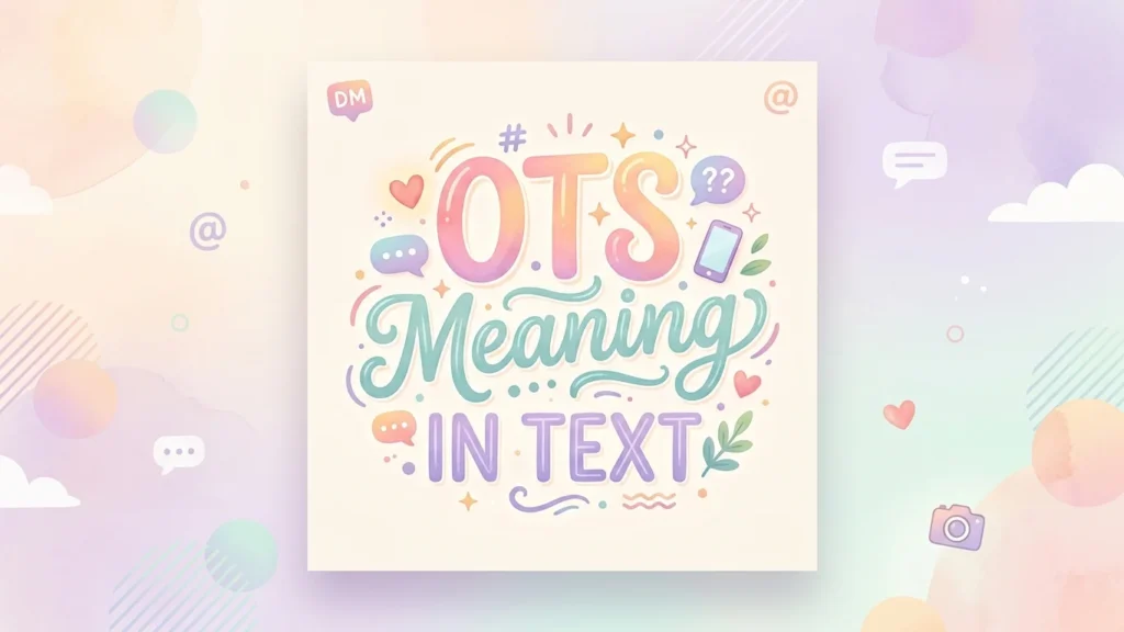 ots meaning in text
