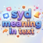 syd meaning in text