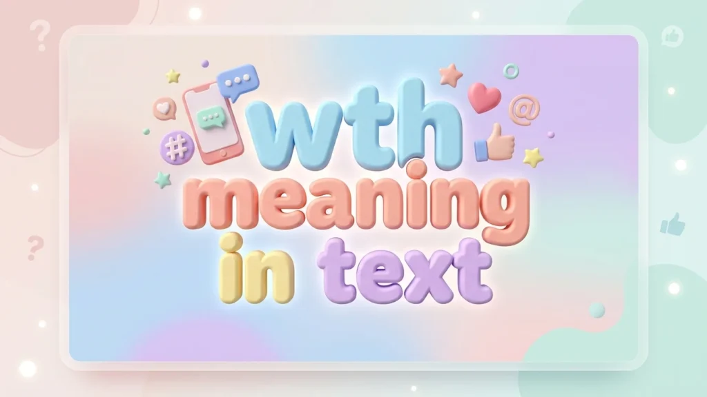 wth meaning in text