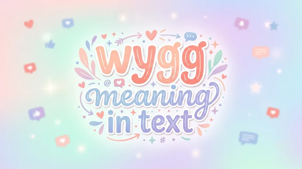 wygg meaning in text